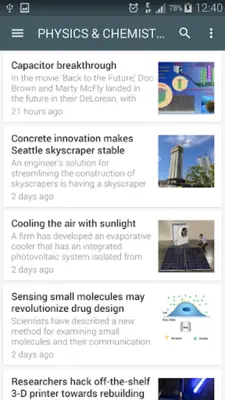 Science News Online android App screenshot 2